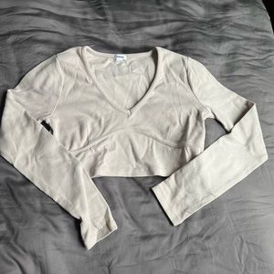 Garage Cream long sleeve top
